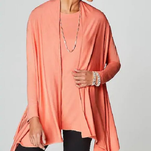 J. Jill Jackets & Blazers - J. Jill Wearever Two-Way Apricot Jacket NWT M